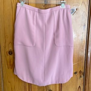 J. Crew Pink Pencil Skirt Size Zero